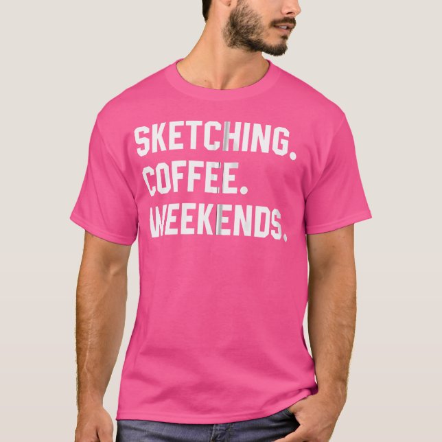 Kaffeeabend Shirts skizzieren W (Vorderseite)