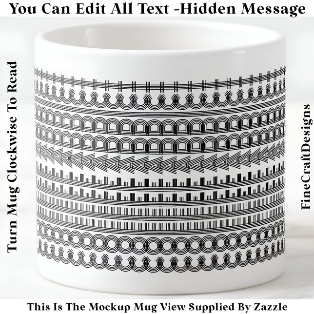 Kaffeeaddict Versteckte Nachricht Funny Novelty 11 Espressotasse (Von Creator hochgeladen)