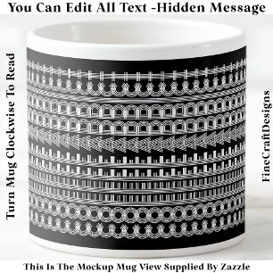 Kaffeeaddict Versteckte Nachricht Funny Novelty 11 Espressotasse
