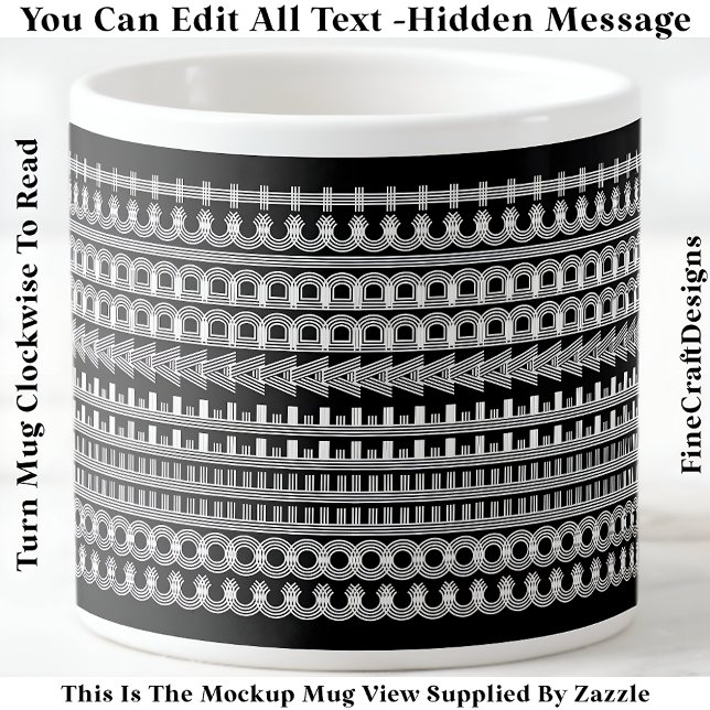 Kaffeeaddict Versteckte Nachricht Funny Novelty 11 Espressotasse (Von Creator hochgeladen)