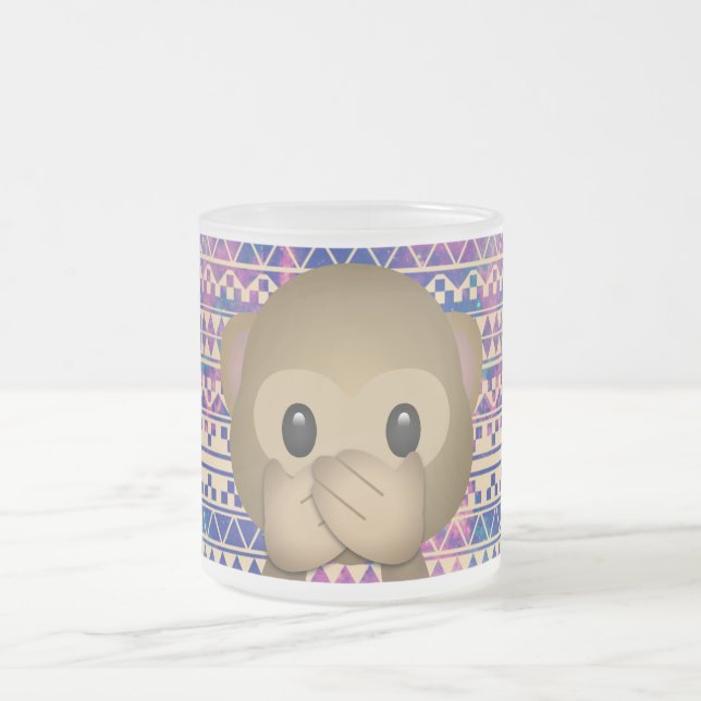 Kaffeeaffe Mattglastasse (Mittel)