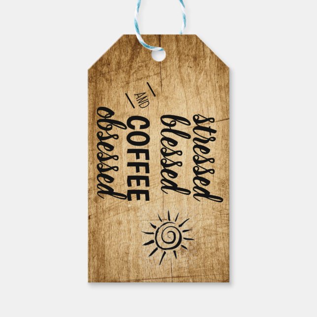 Kaffeeanhänger Geschenkanhänger (Vorderseite)