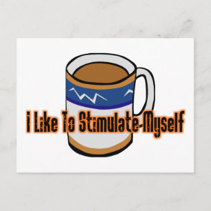 Kaffeeanregung Postkarte