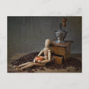 Kaffeearbeiter Postkarte