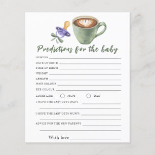 Kaffeebabyparty - Vorhersagen und Ratschläge fürs