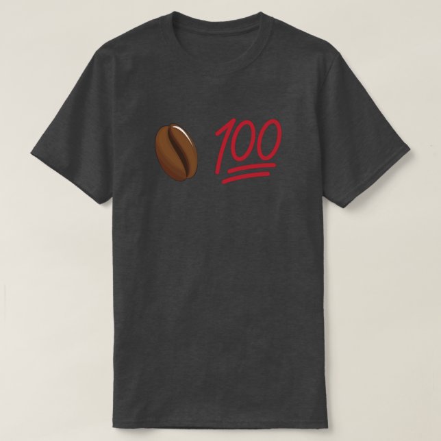 Kaffeeban 100 Funny T-Shirt (Design vorne)