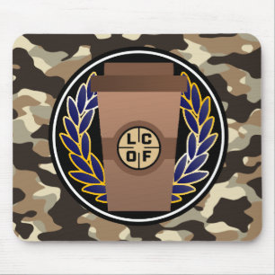 Kaffeebauche - Mauspad