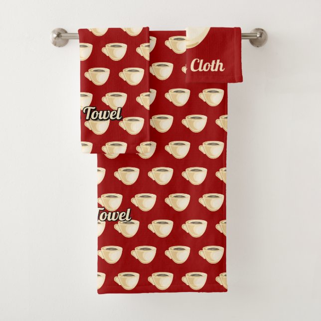 Kaffeebecher Badhandtuch Set (Insitu)