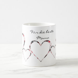 Kaffeebecher beste Mutter Herzbecher Tasse