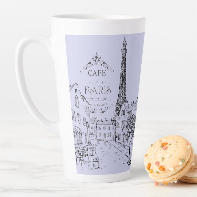 Kaffeebecher Cafe Paris Latte Milchtasse (Beispiel)