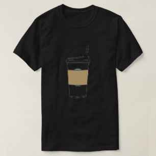 Kaffeebecher Grafischer T - Shirt