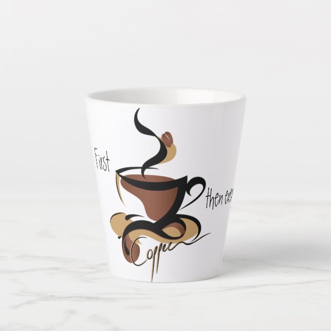 Kaffeebecher Milchtasse (Vorderseite)