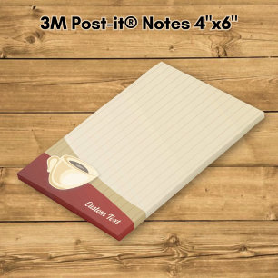 Kaffeebecher Post-it Klebezettel