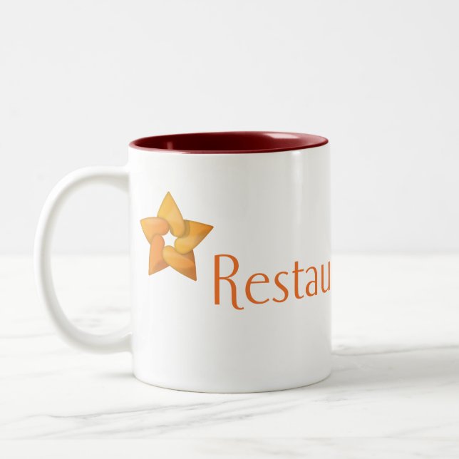 Kaffeebecher Zweifarbige Tasse (Links)