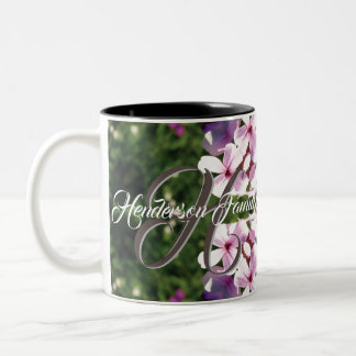 Kaffeebeutel für Blume-Liebhaber Zweifarbige Tasse