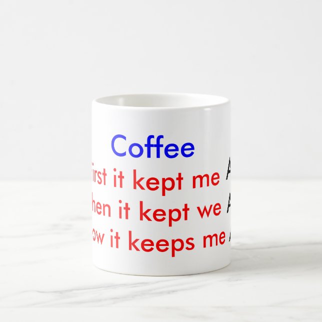 Kaffeebohne, Alarm-waches lebendiges Kaffeetasse (Mittel)