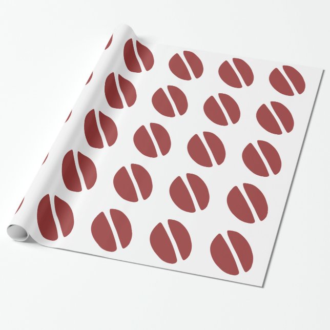 Kaffeebohne. Geschenkpapier (Ungerollt)