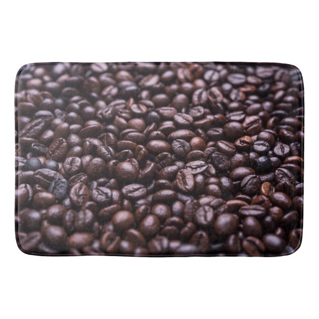 Kaffeebohne-Küchen-Zuhause-Wolldecke oder Matte (Vorderseite)