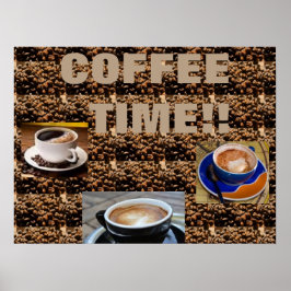 KAFFEEBOHNE-KUNST-PLAKAT POSTER