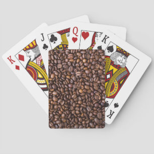 Kaffeebohne-Muster-lustige Kaffee-Liebhaber Spielkarten