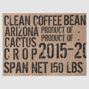 Kaffeebohne-Taschen-Seidenpapier - Landschaft Seidenpapier