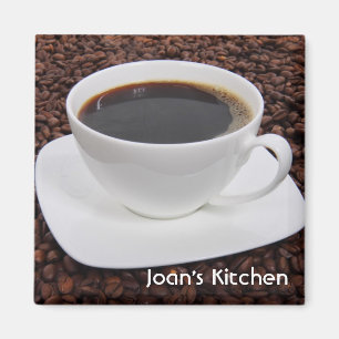 Kaffeebohne-Tassen-Magnet Magnet