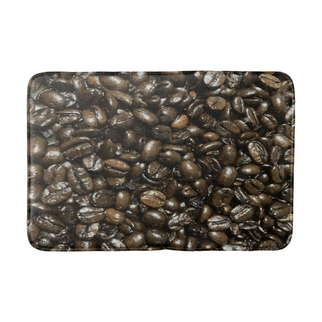 Kaffeebohnen Badematte (Vorderseite)