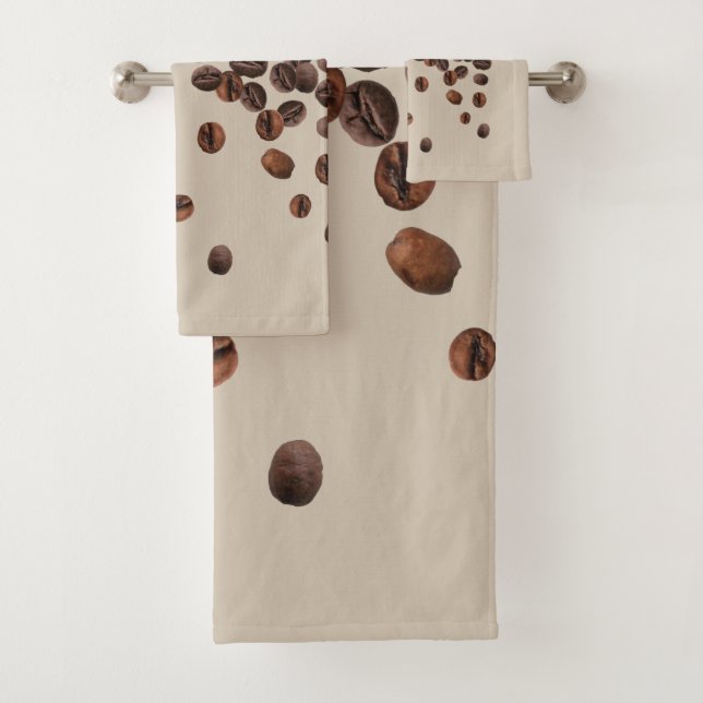 Kaffeebohnen Badhandtuch Set (Insitu)