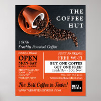 Kaffeebohnen, Barista, Café, Coffeehouse Advert