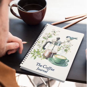 Kaffeebohnen Brauerblendmethode Coffee Journal Notizbuch