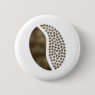 Kaffeebohnen Button
