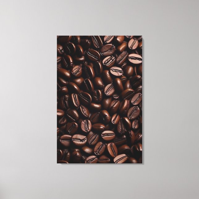 Kaffeebohnen Canvas drucken Leinwanddruck (Vorderseite)