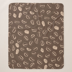 Kaffeebohnen: Cartoon Doodle Vintag Sherpadecke