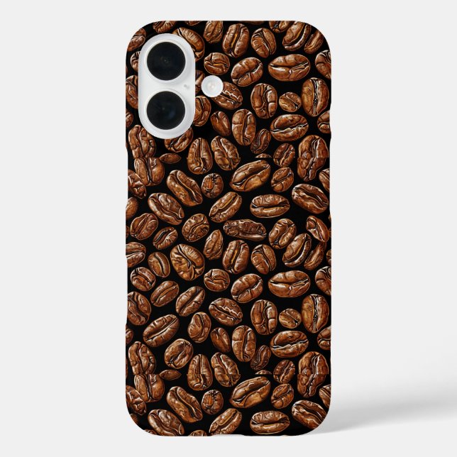 Kaffeebohnen Case-Mate iPhone Hülle (Rückseite)