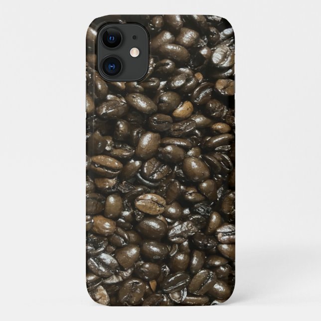 Kaffeebohnen Case-Mate iPhone Hülle (Rückseite)