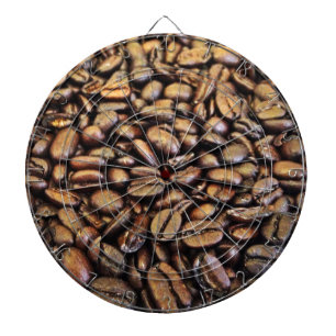 Kaffeebohnen Dartscheibe