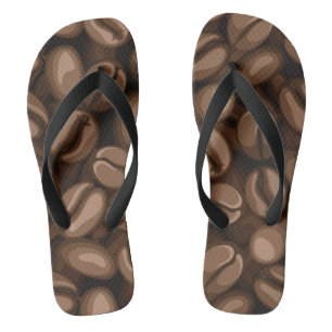 Kaffeebohnen Flip Flops