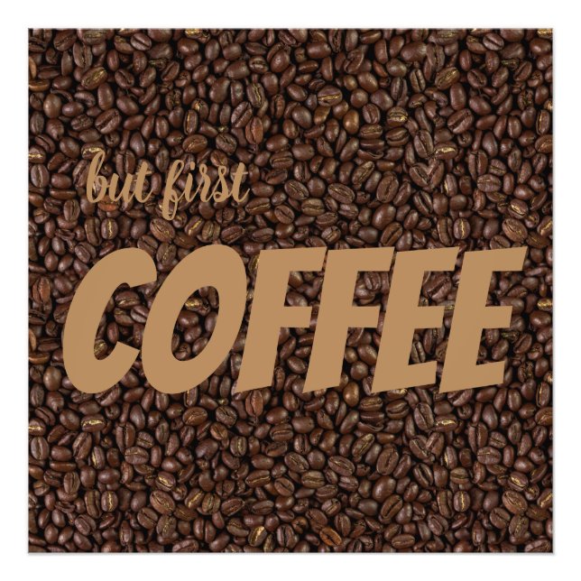 Kaffeebohnen Fotodruck (Vorne)