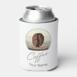 Kaffeebohnen für Espresso und Retro Barista Dosenkühler