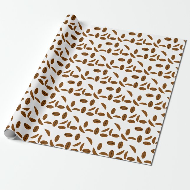 Kaffeebohnen Galore Wrapping Paper Geschenkpapier (Ungerollt)