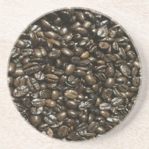 Kaffeebohnen Getränkeuntersetzer