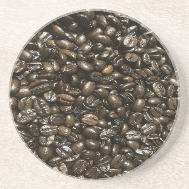 Kaffeebohnen Getränkeuntersetzer (Vorne)