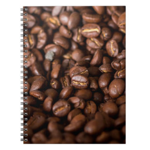 Kaffeebohnen Hintergrundabstrakte, Aroma, Hintergr Notizblock