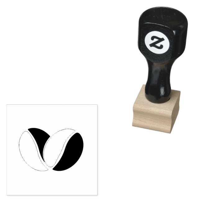 Kaffeebohnen-Icon-Stempel Gummistempel (Stempel)