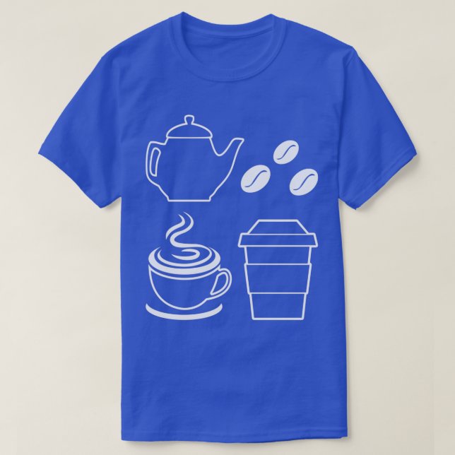 Kaffeebohnen Kaffee Kaffeeelemente Kaffee Lover Gr T-Shirt (Design vorne)