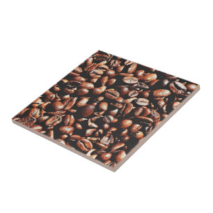 Kaffeebohnen Keramik Tile Fliese