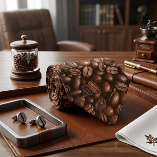 Kaffeebohnen Krawatte