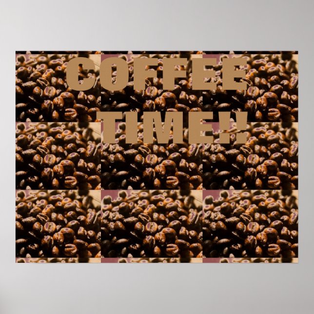 KAFFEEBOHNEN-KUNSTPOSTER POSTER (Vorne)