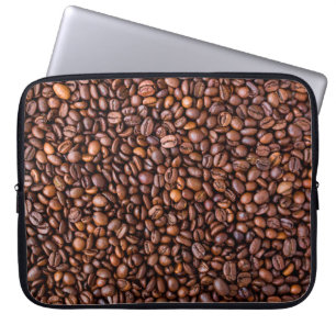 Kaffeebohnen-Muster Laptopschutzhülle