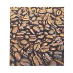 Kaffeebohnen Notizblock